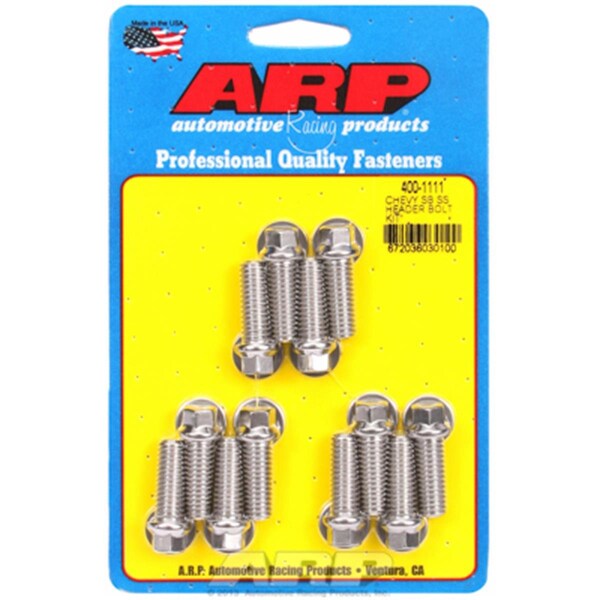 Arp 4001111 Chevrolet Small Block, 1.000 In. Uhl Header Bolt & Stud Kits AR325695 - main